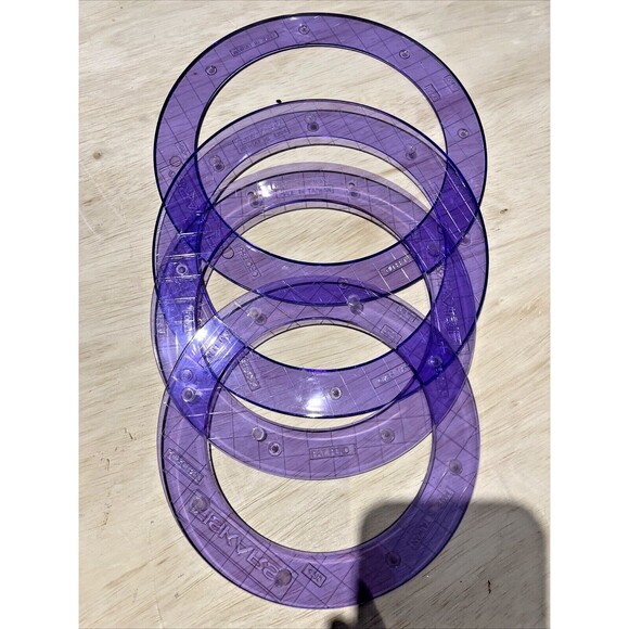 Fiskars Stencil Template Scrapbook Art Craft Design Lot Of 16 Letters Shapes - Picture 3 of 6